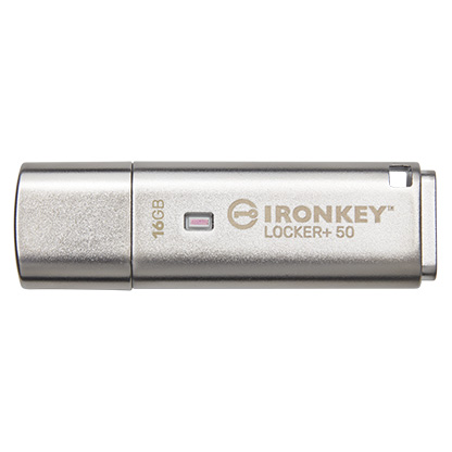 16GB Kingston Technology IronKey Locker+ 50 USB Type-A, 3,2 Gen 1 IKLP50/16GB