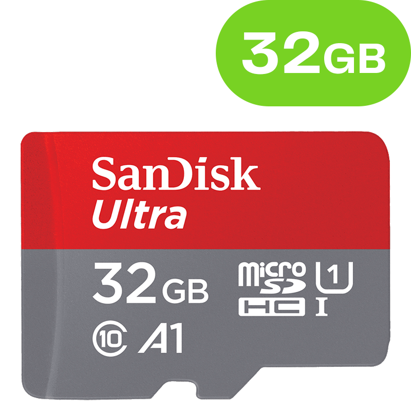 SanDisk Ultra microSD with SD Adapter 32GB SDSQUA4-032G-GN6MA