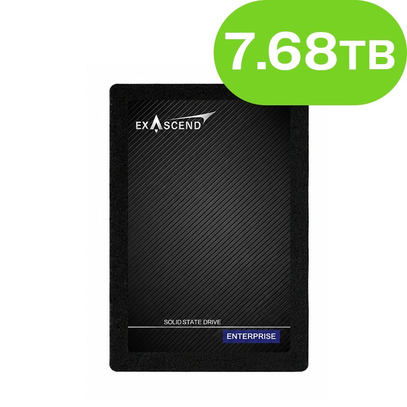 7680GB Exascend PE4 NAND Flash SSD Enterprise NVMe PCIe Gen4x4 U.2 3D TLC