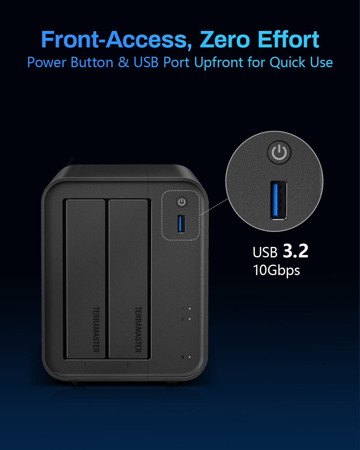 TerraMaster SOHO NAS 2Bay F2-425