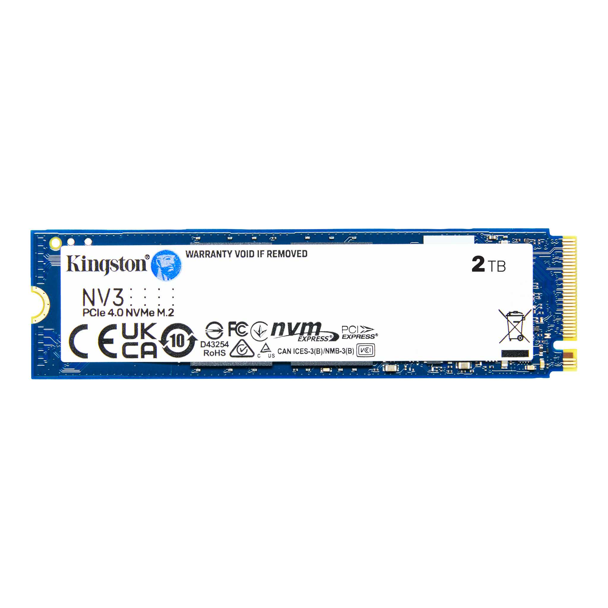 Kingston SSD 2TB NV3 M.2 2280 PCIe 4.0x4 NVMe