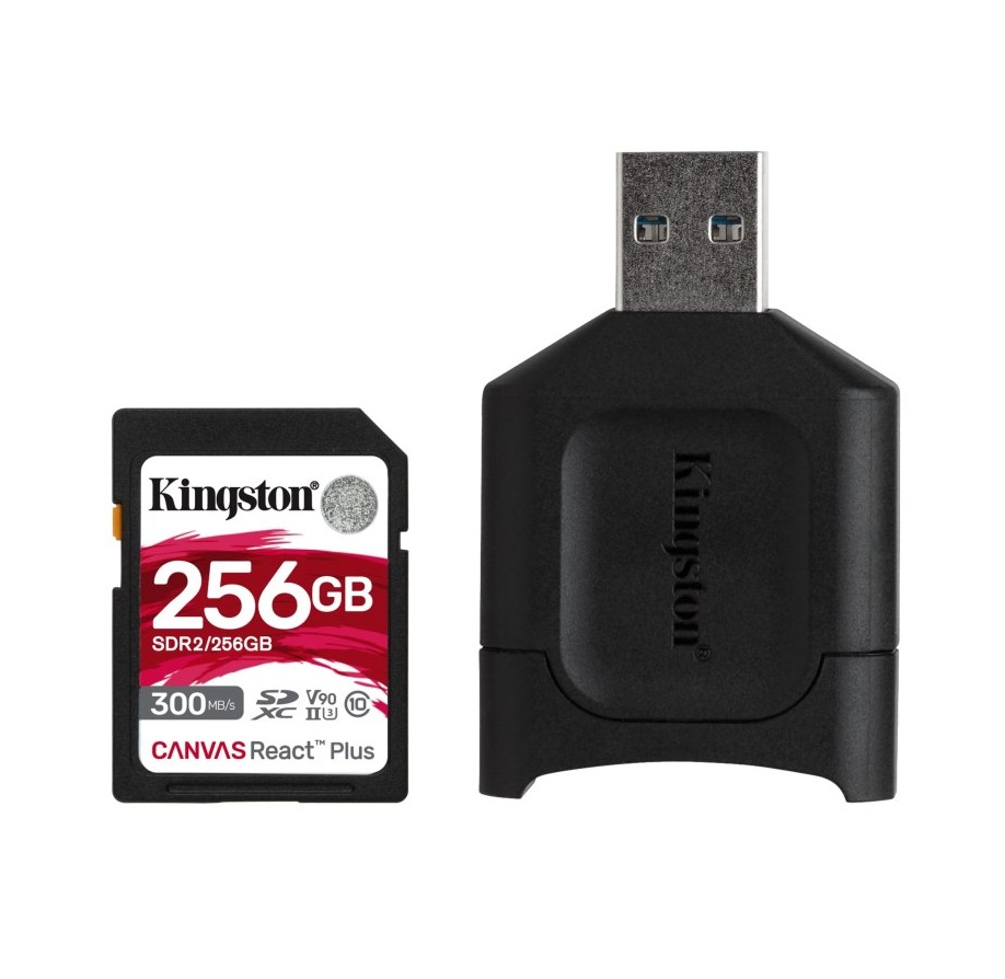 256GB Kingston SDXC Canvas React MLPR2