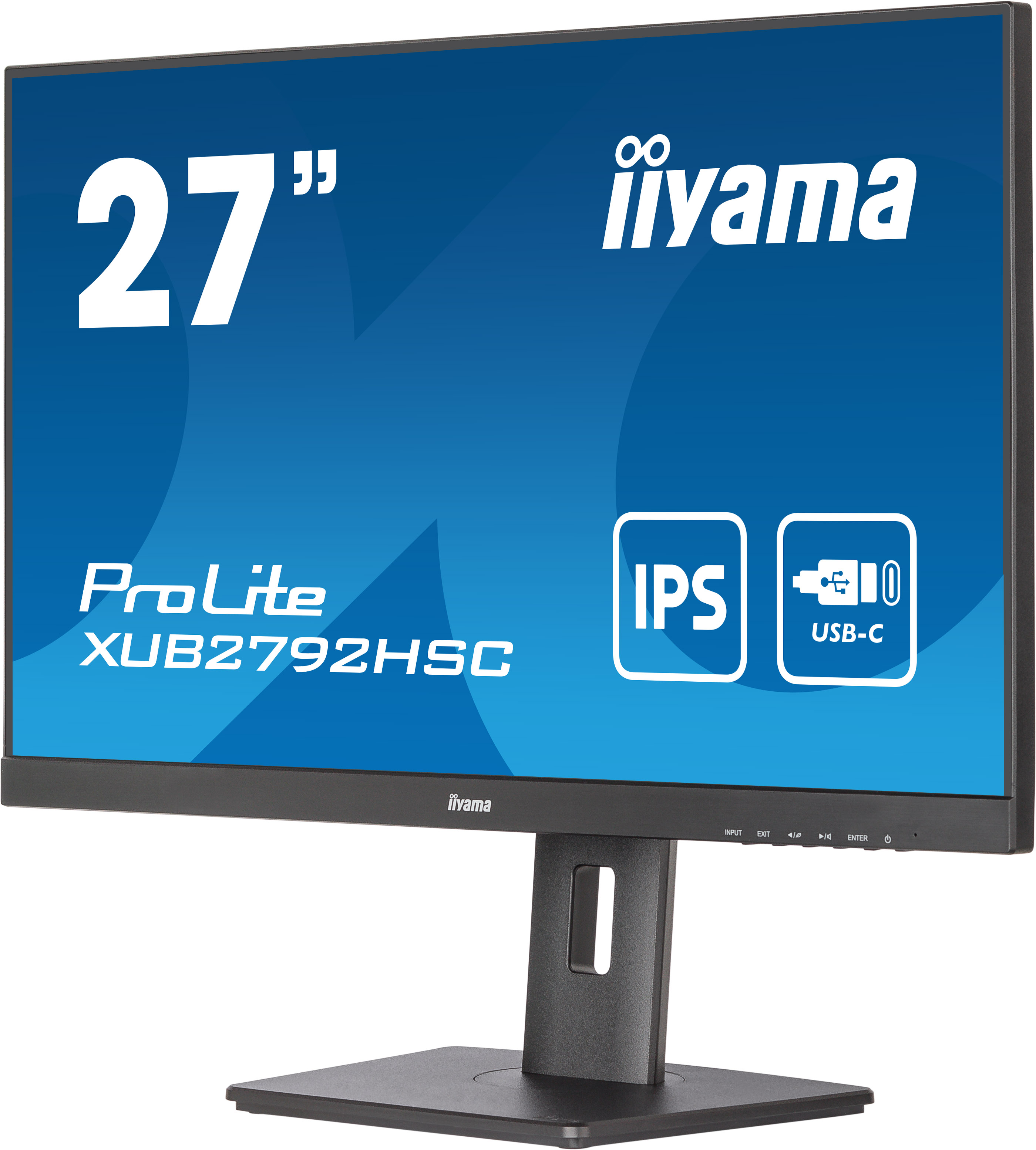 iiyama ProLite XUB2792HSC-B5 27inchIPS met USB-C-connector zwart monitor