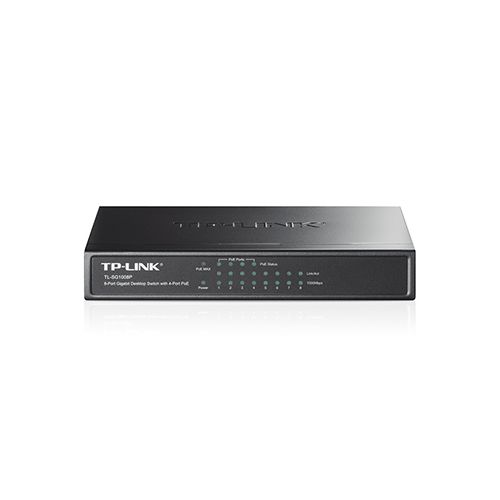 TP-LINK Unmanaged 8-Port Gigabit Desktop Switch with 4-Port PoE TL-SG1008P