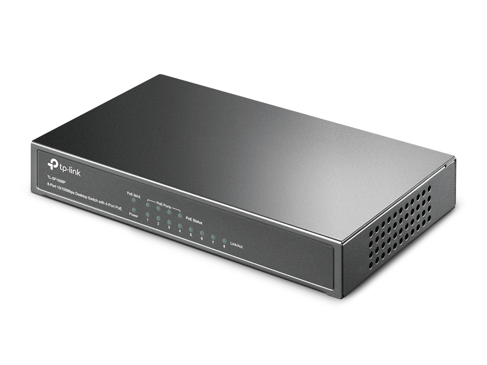 TP-Link 8-Port poE Desktop Switch TL-SF1008P
