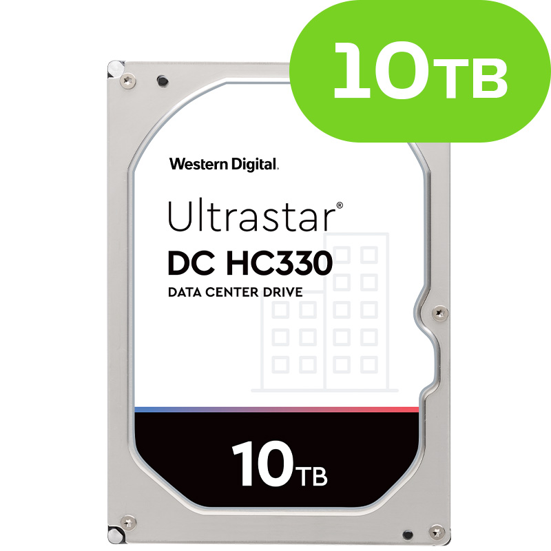 10TB Western Digital Ultrastar DC HC330 SATA Enterprise WUS721010ALE6L4