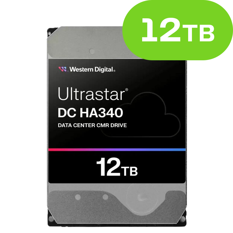 12TB Western Digital Ultrastar DC HA340 (SATA 6Gb/s) WUS721212BLE604 512e SE P3