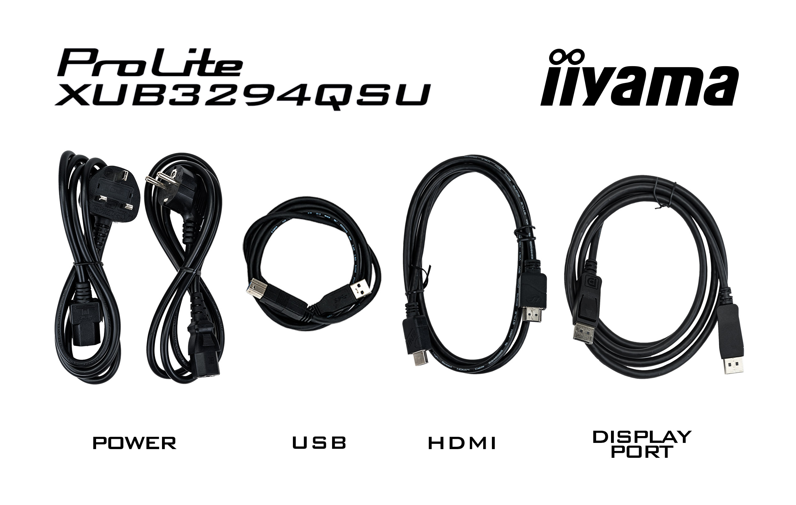 iiyama ProLite XUB3294QSU-B1 32” WQHD met VA zwart monitor