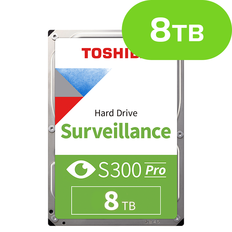 8TB Toshiba S300 Pro Surveillance Hard Drive HDWT380UZSVA