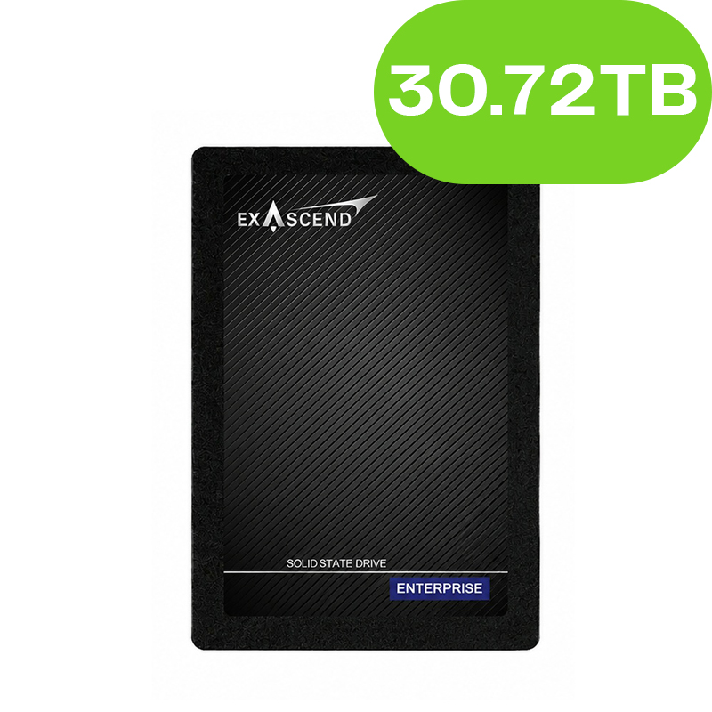 30720GB Exascend PE4 NAND Flash SSD Enterprise NVMe PCIe Gen4x4 U.2 3D TLC