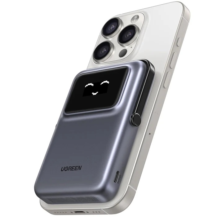 UGREEN 10000mAh Mini Magnetic Wireless Robot 20W Power Bank 45327