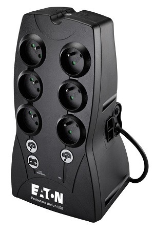 Eaton Protection Station 500 DIN (Schuko)