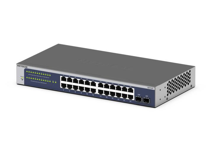 Netgear 24-poorts Gigabit Ethernet Unmanaged Switch GS724T-600EUS