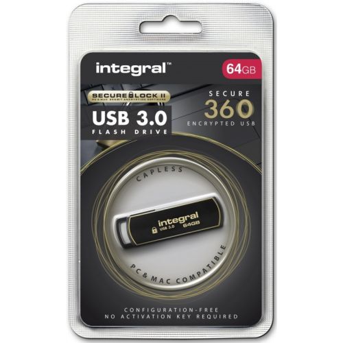 Integral 360 Secure USB3.0 64GB