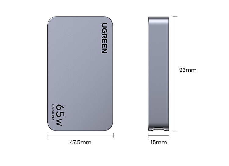 UGREEN Nexode Pro 65W 3-Port GaN Ultra-Slim Fast Charger 25356 