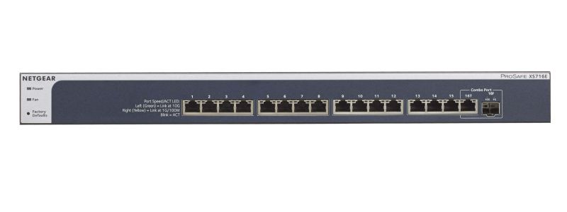 Netgear ProSafe XS716E 16 Ports Manageable Ethernet Switch