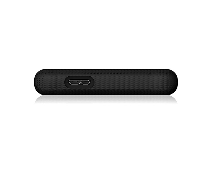 ICY BOX HDD/SSD enclosure Black 2.5 1xUSB 3.2 Gen 1 Host Silicon Protector IB-223U3a-B