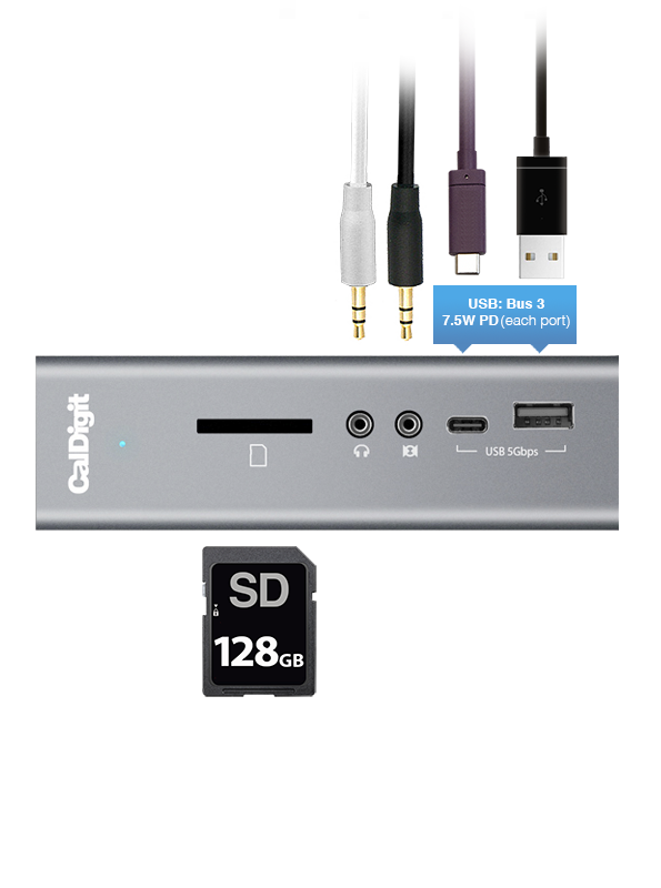 Caldigit TS3 Plus Thunderbolt station 3 Space Grey