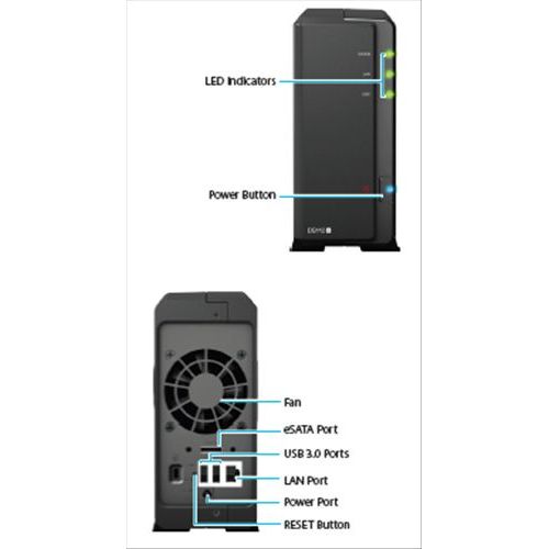 Synology DS112+ (1 jaar garantie)