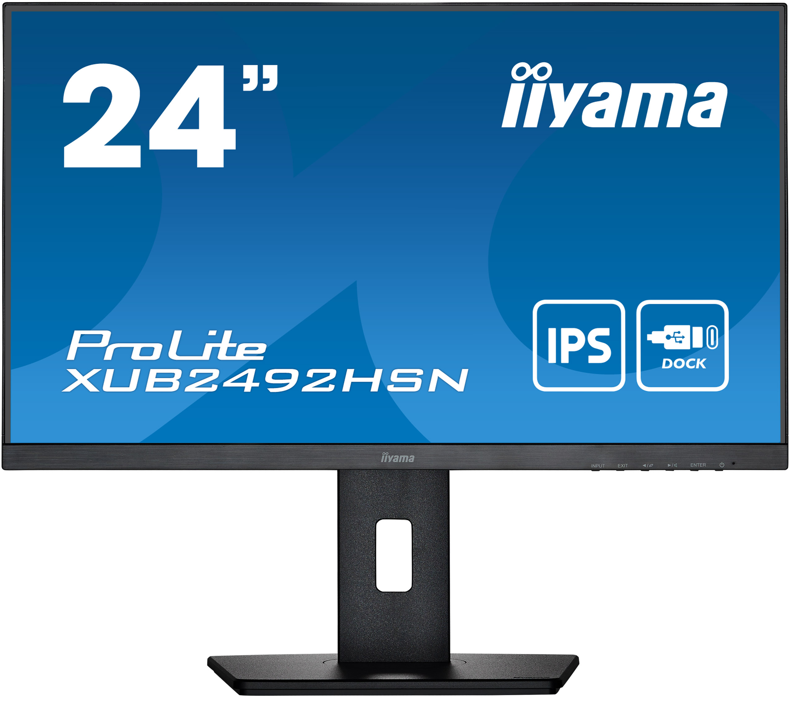 iiyama ProLite XUB2492HSN-B5 24 inch 1920 x 1080 Full HD (1080p) zwart mat