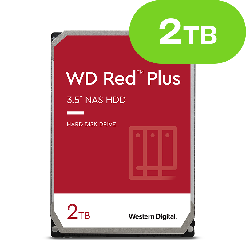 2TB Western Digital RED Plus HDD WD20EFPX