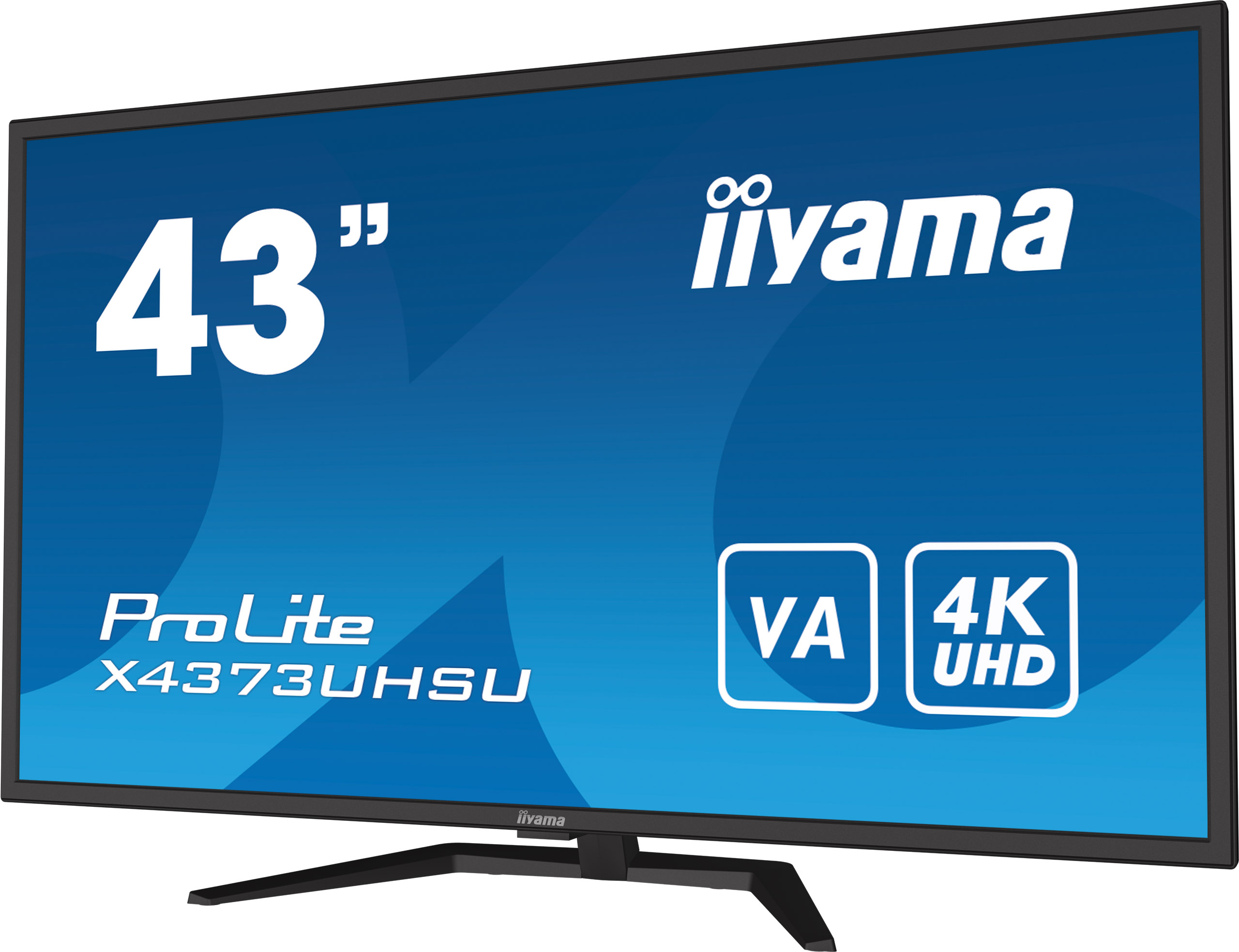 iiyama ProLite X4373UHSU-B1 43 grootformaat desktopmonitor met 4K zwart monitor