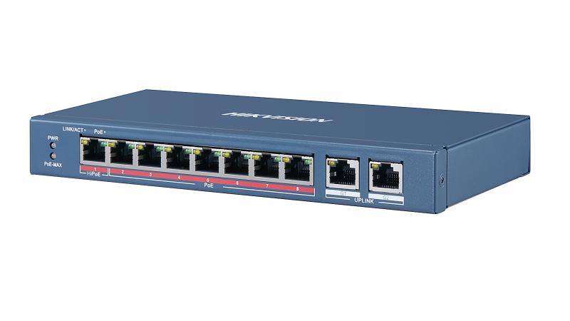 Hikvision 8 Port Fast Ethernet Unmanaged POE Switch DS-3E0310HP-E 