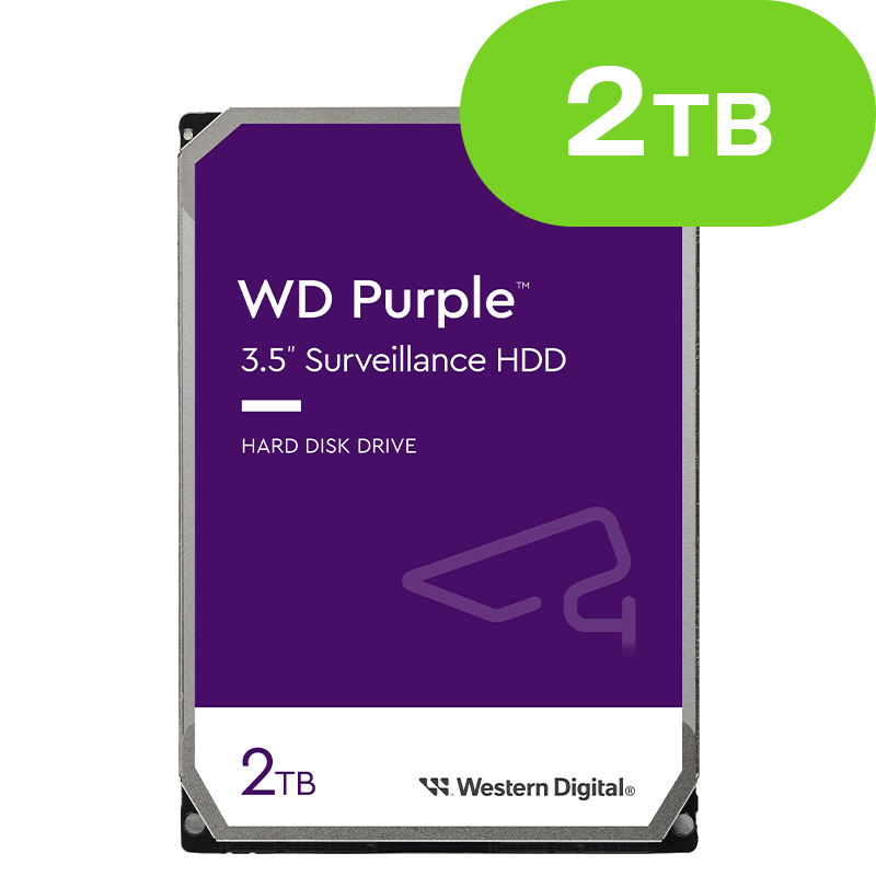 2TB WD Purple Surveillance WD23PURZ