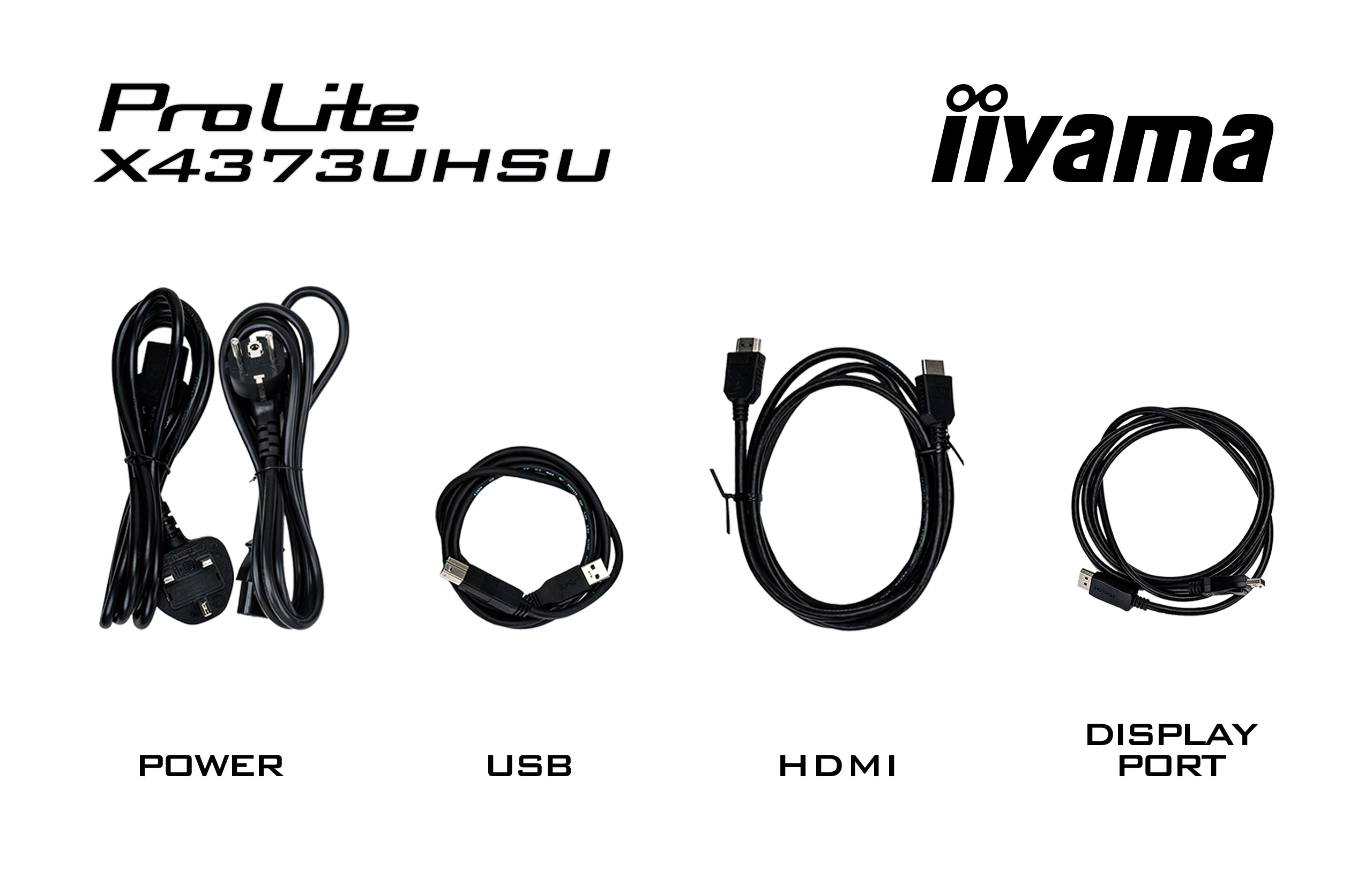 iiyama ProLite X4373UHSU-B1 43 grootformaat desktopmonitor met 4K zwart monitor