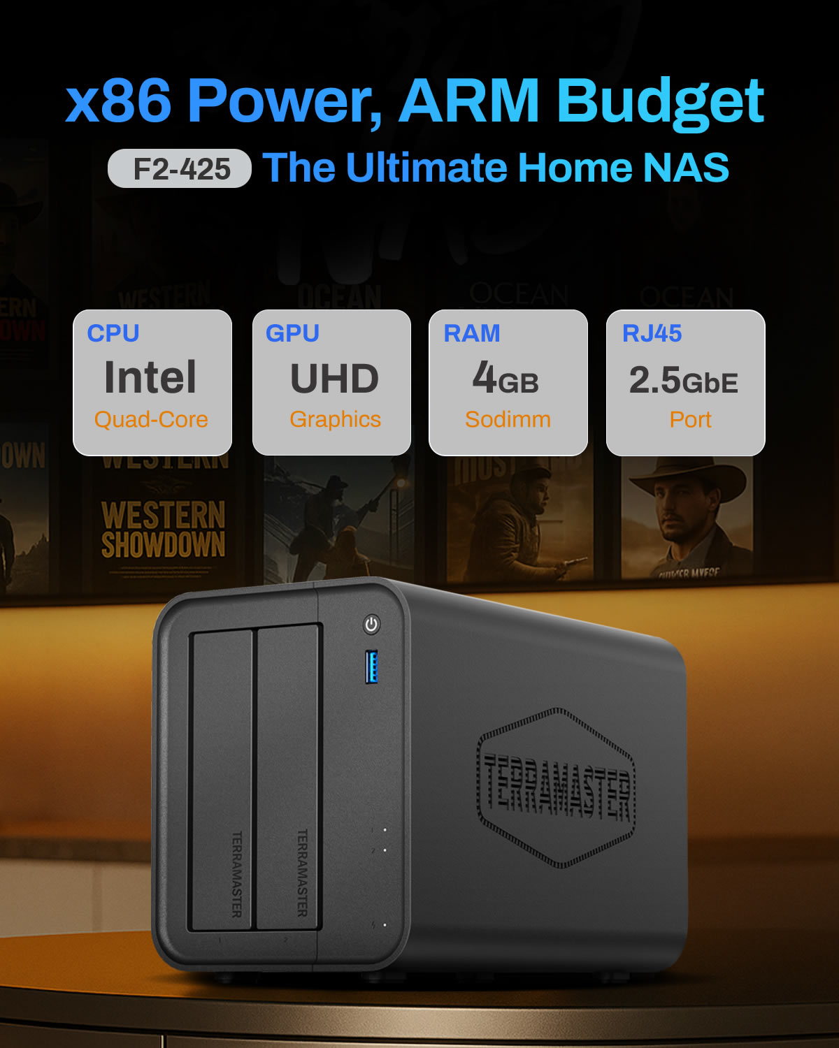 TerraMaster SOHO NAS 2Bay F2-425