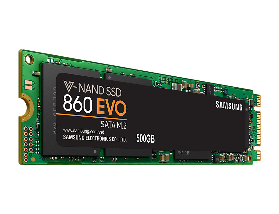 500GB Samsung M.2 860 EVO MZ-N6E500BW