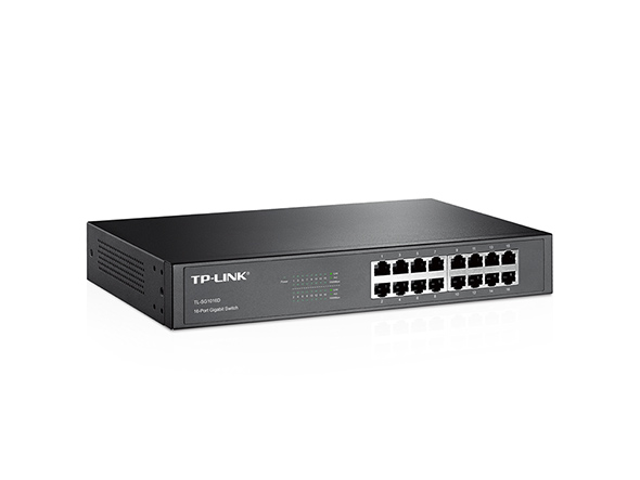 TP-LINK Unmanaged 16-Port Gigabit Desktop/Rackmount Switch TL-SG1016D