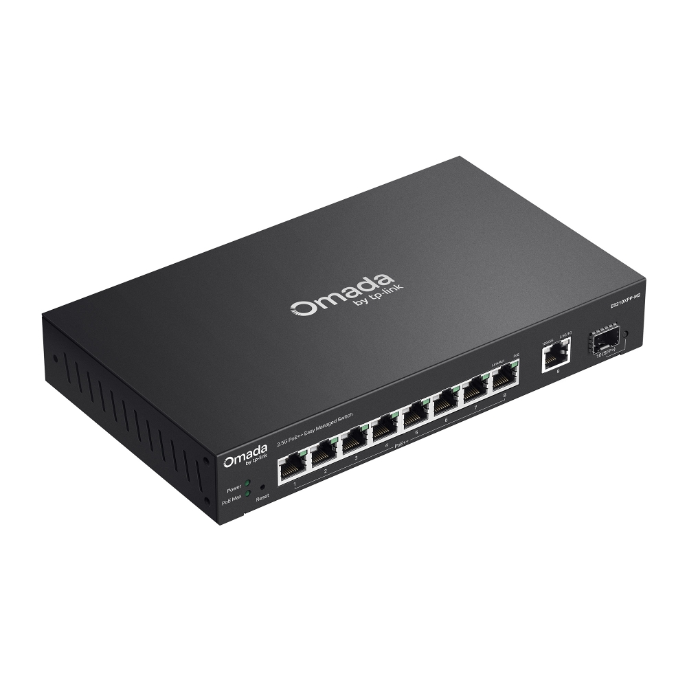 TP-Link Omada 8-Port 2.5G+2-Port 10G Easy Managed Switch ES210XPP-M2