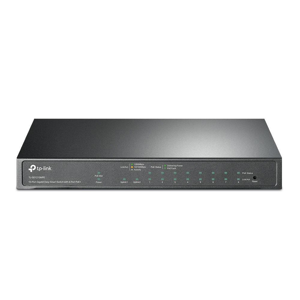 TP-Link 10-Port poE Smart Switch TL-SG1210MPE