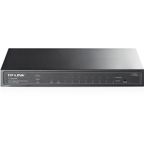 TP-LINK TL-SG2210P 8-Port Gigabit Smart PoE Switch