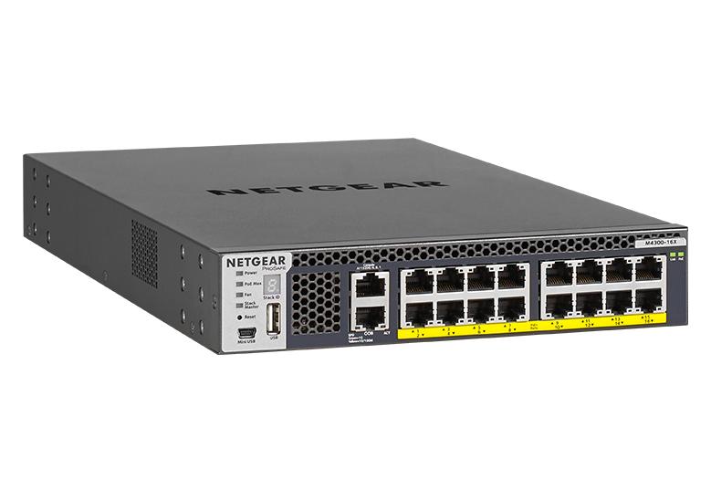 Netgear L3 16x10GBase-T PoE+ (199 W) managed switch M4300-16X XSM4316PA-100NES