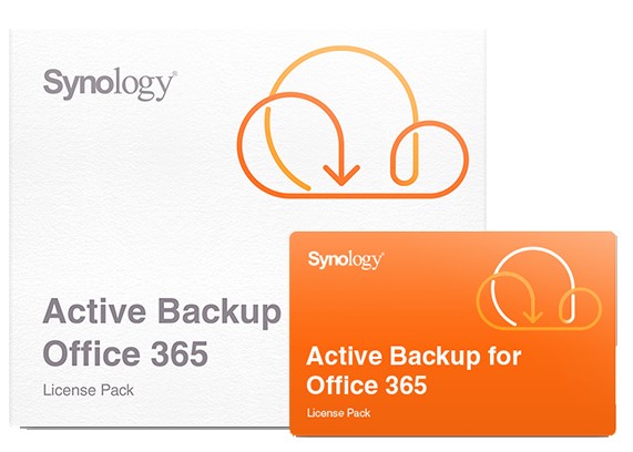 Synology Active Backup voor Office 365 Licentie voor 10 Gebruikers (1 Jaar)