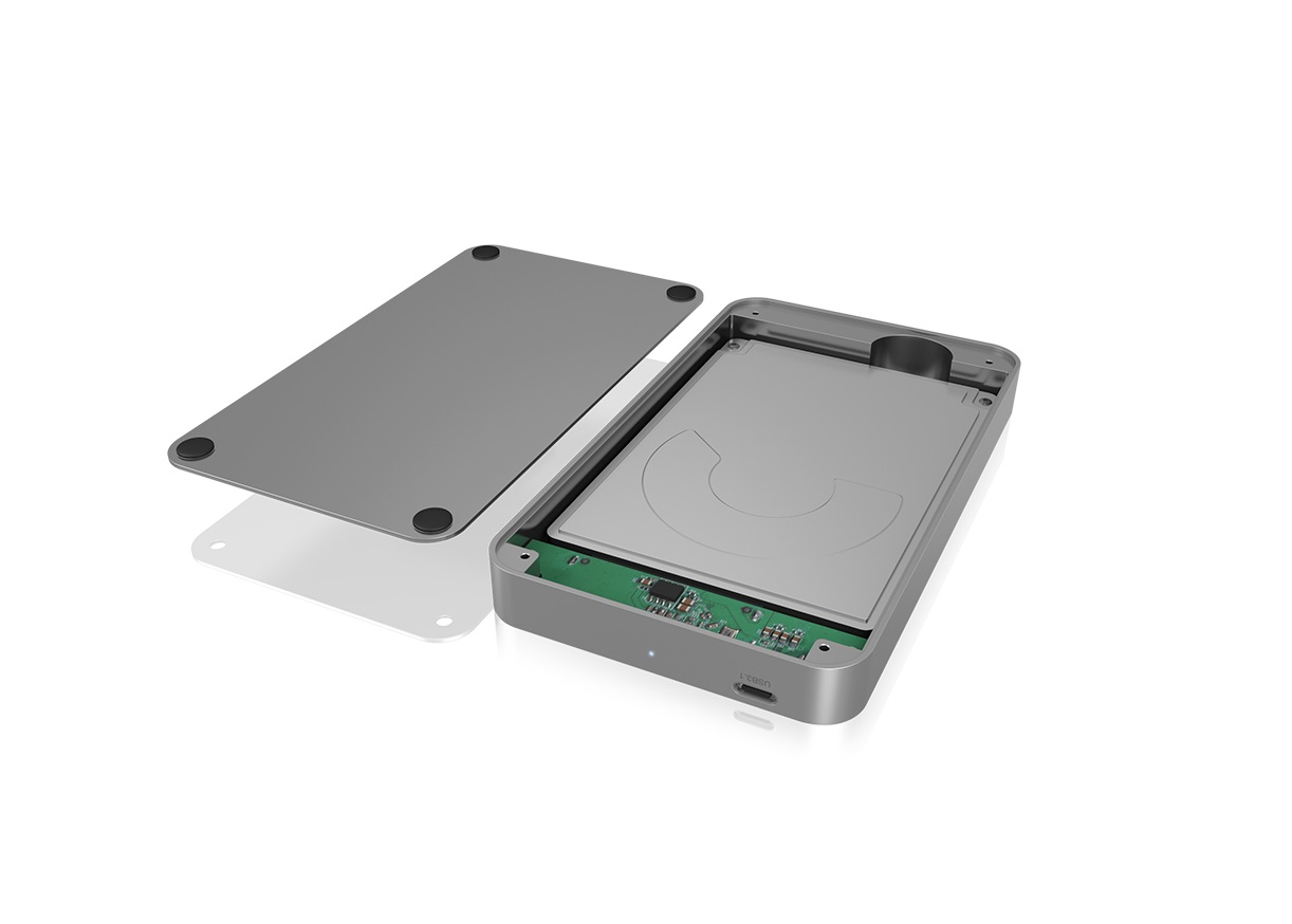 ICY BOX  behuizing voor 1x HDD/SSD IB-247-C31 USB 3.1 Type-C (Gen 2)