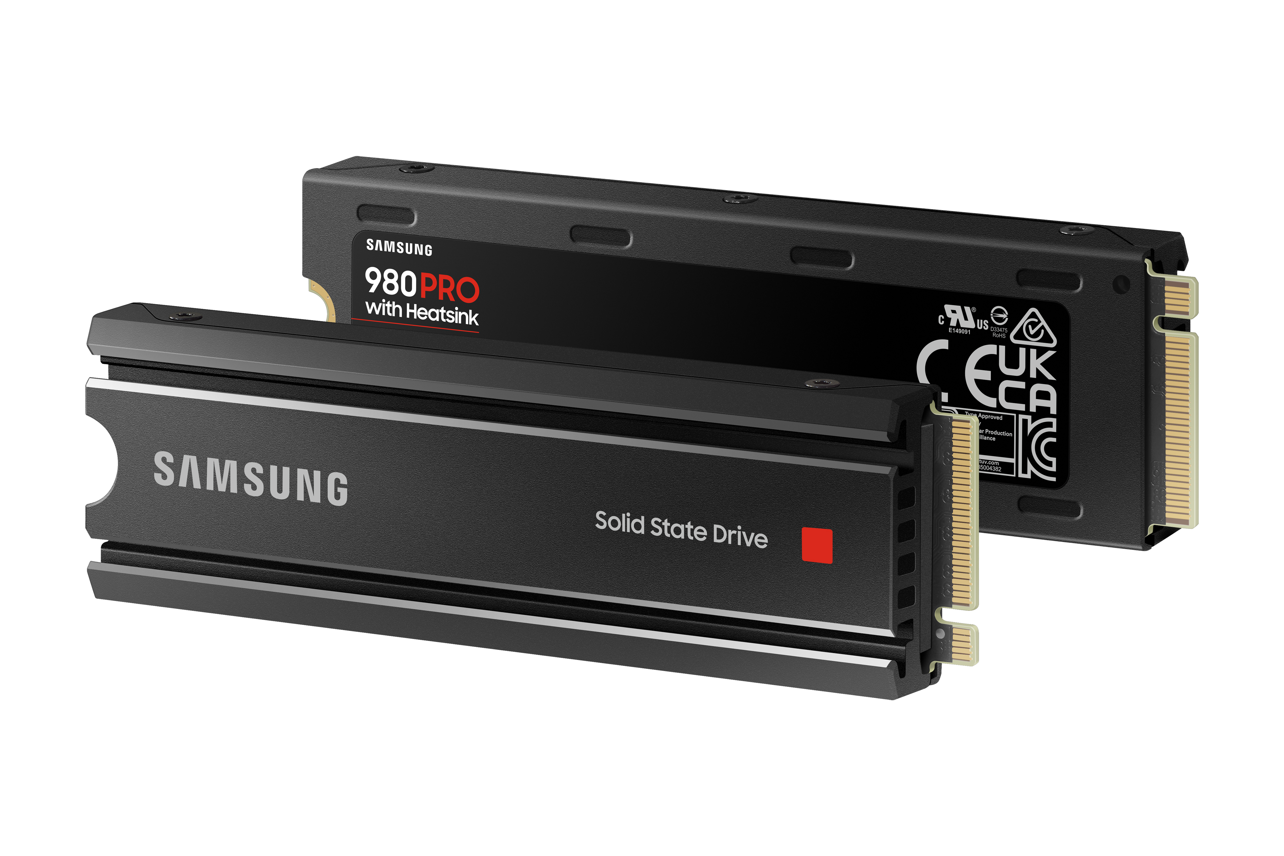 1TB Samsung M.2 PCIe 4.0 x4 NVMe 1.3 SSD 980 PRO (Heatsink) MZ-V8P1T0CW