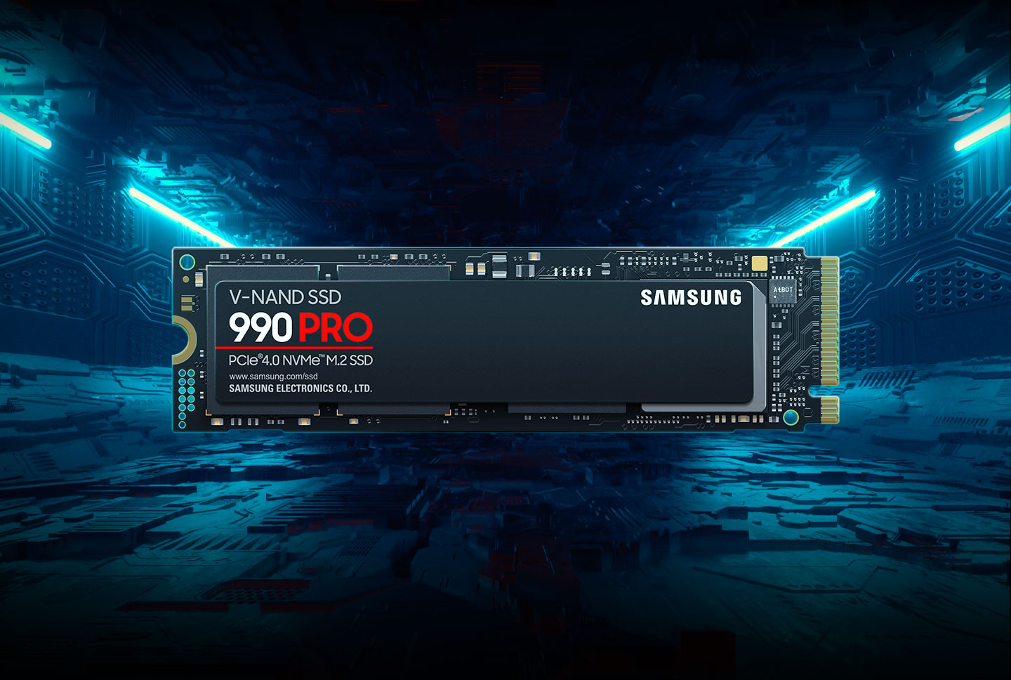 2TB Samsung M.2 PCIe 4.0 x4 NVMe 2.0 SSD 990 PRO MZ-V9P2T0BW