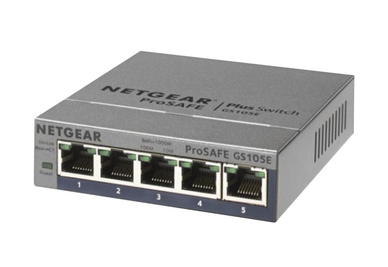 Netgear 5-poorts Gigabit Plus-switch GS105E 