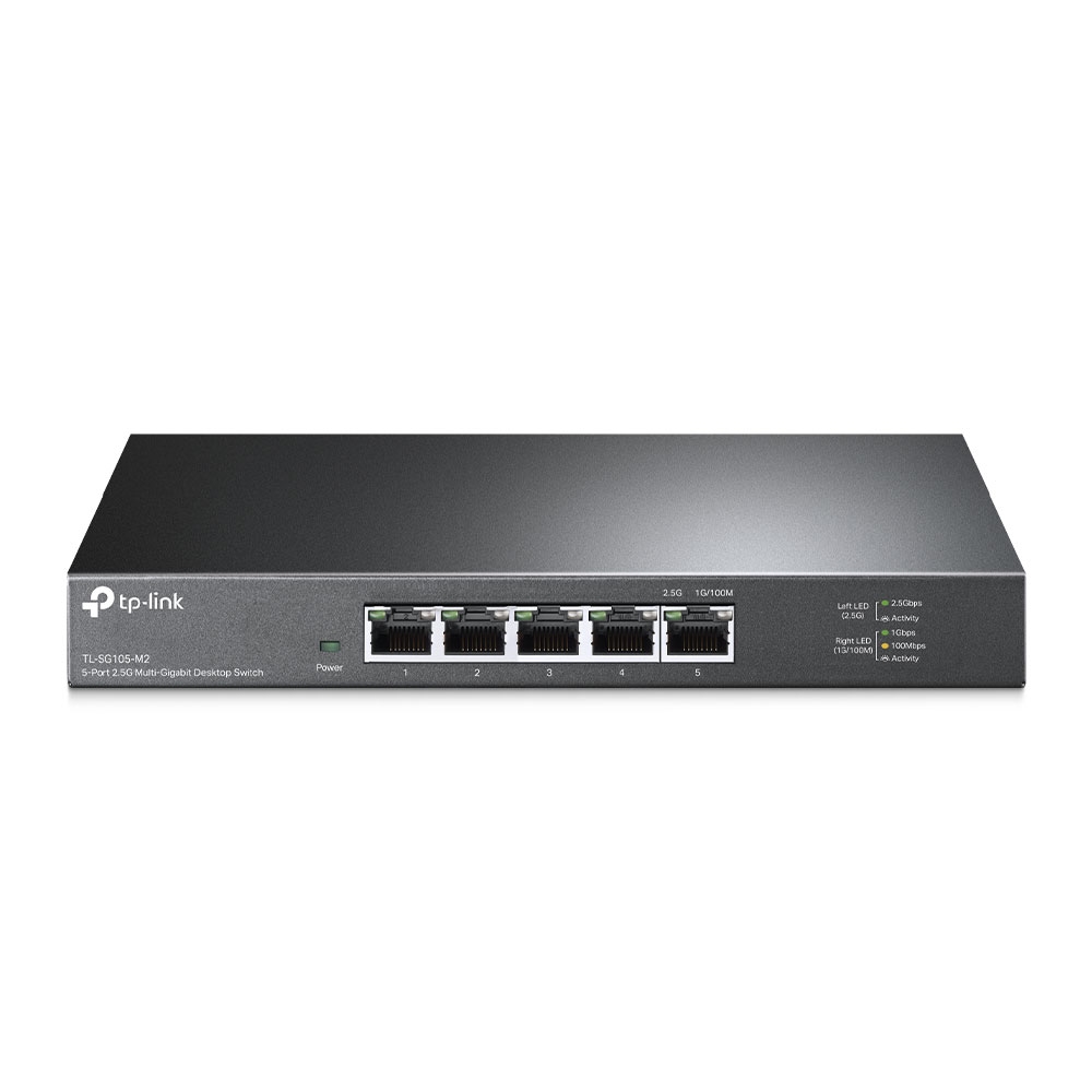 TP-Link 5-Port 2.5G Multi-Gigabit Desktop Switch TL-SG105-M2