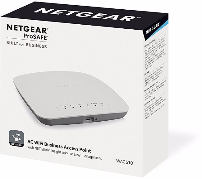 Netgear WAC510 AC WiFi Business Access Point