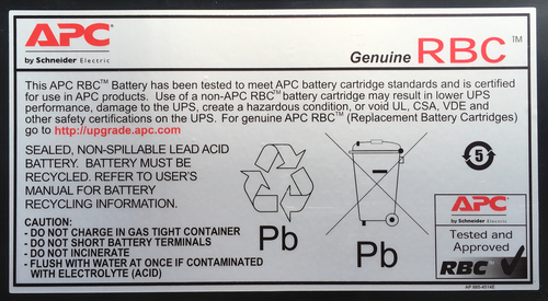 APC Vervangende batterij cartridge 24 RBC24