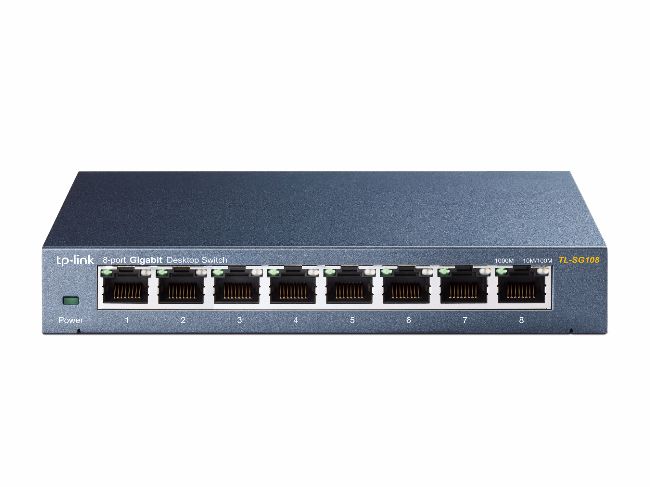 TP-LINK 8-port Desktop Gigabit Switch TL-SG108