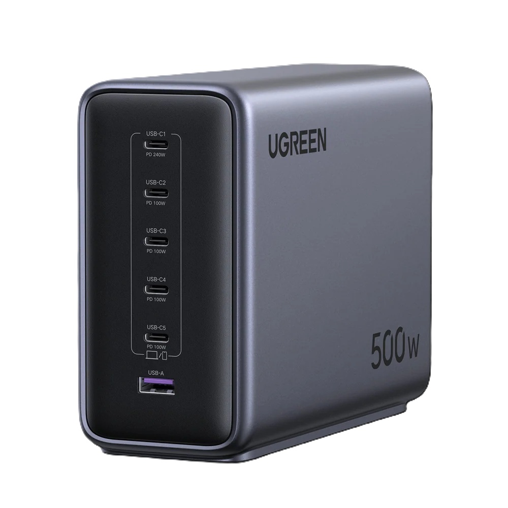 UGREEN 500W 6-Port GaN Desktop Fast Charger EU 55550B