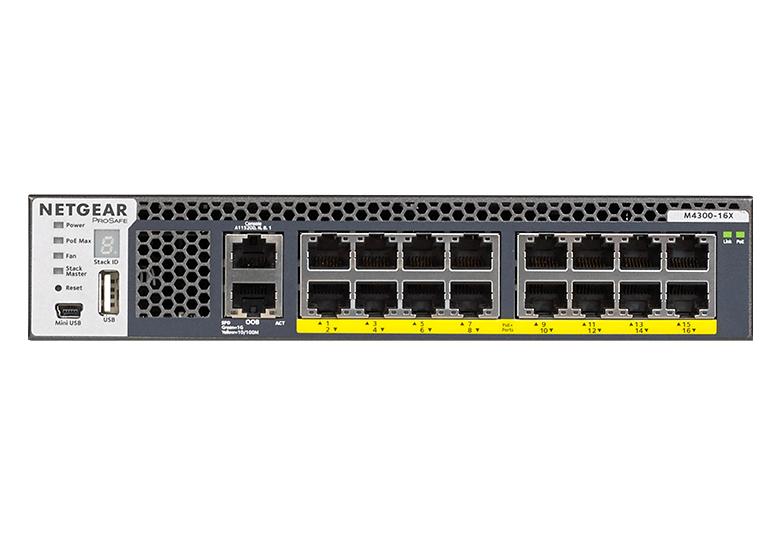 Netgear L3 16x10GBase-T PoE+ (500 W) managed switch M4300-16X XSM4316PB-100NES