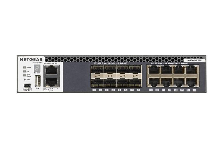 Netgear L3 8x10 + 8x10 Gigabit SFP+ managed switch M4300-8X8F XSM4316S-100NES