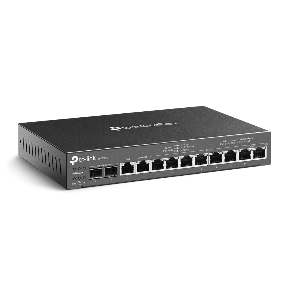 TP-Link ER7212 Omada Gigabit VPN Router, PoE+, Controller