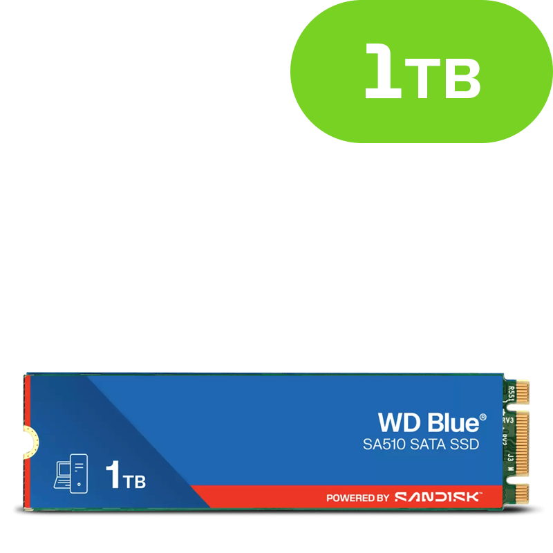1TB WD Blue SA510 SATA M.2 2280 SSD WDS100T3B0B